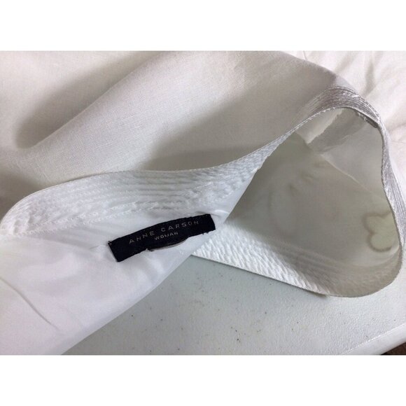 Anne Carson Linen Embroidered Blouse Top Womens 2X - Picture 7 of 7